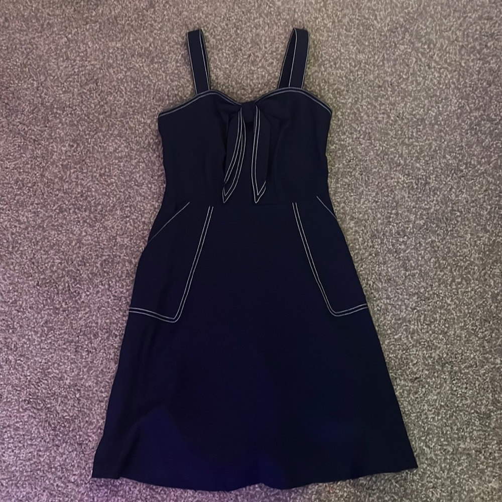 Cute navy spring dress